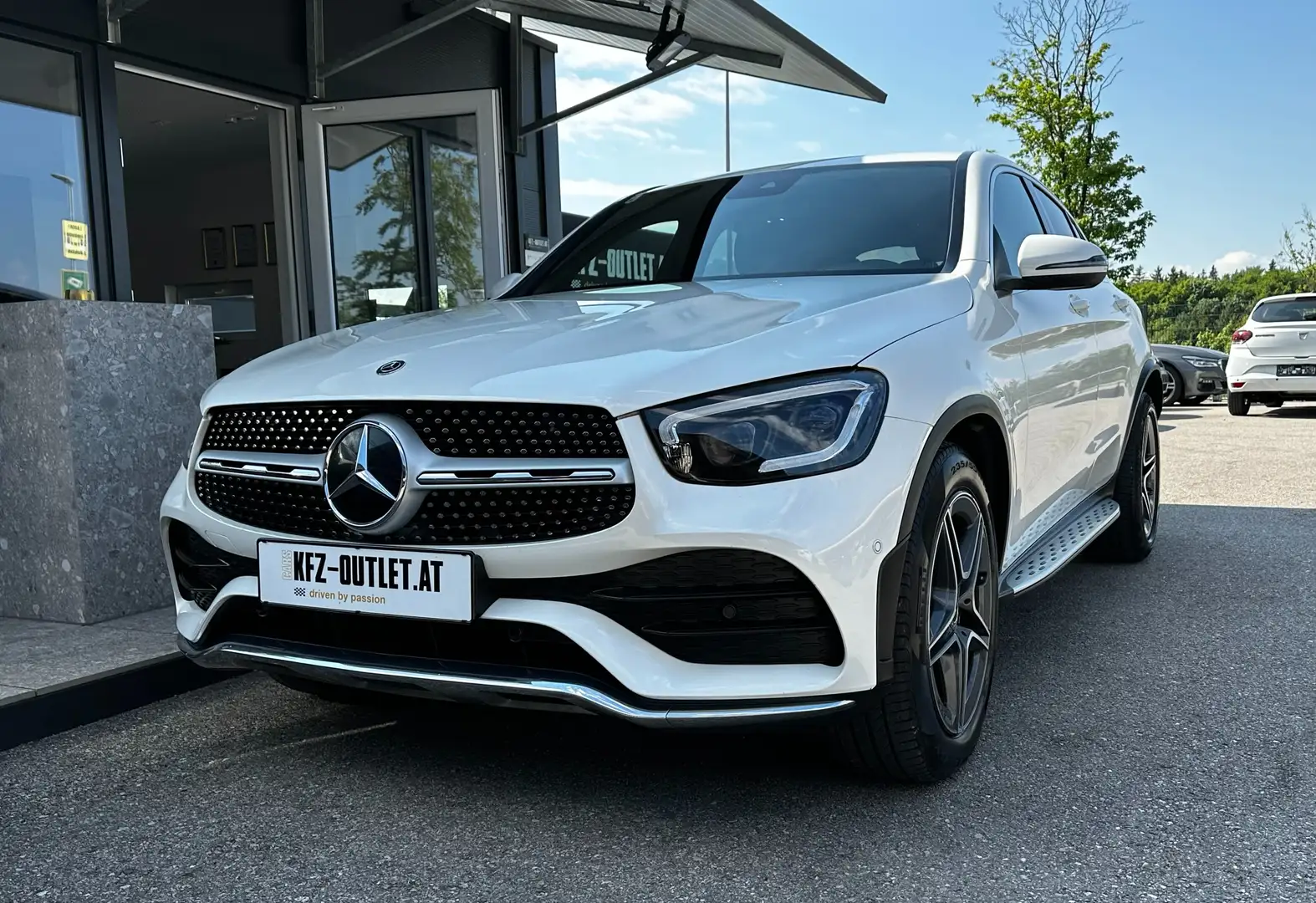 Mercedes-Benz GLC 200 d 4Matic Coupe *AMG-Line*1.Besitz*Facelift* Fehér - 1