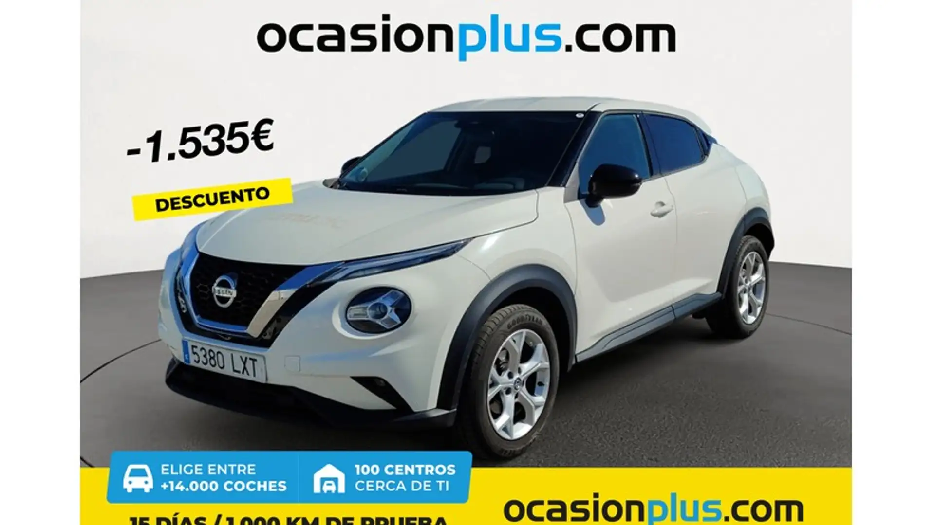 Nissan Juke 1.0 DIG-T Acenta 4x2 114 Blanc - 1