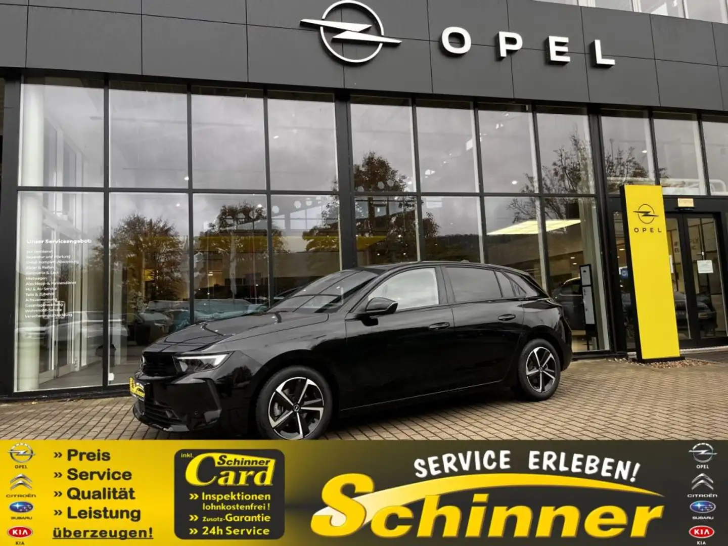 Opel Astra 1.2 Turbo Edition Schwarz - 1