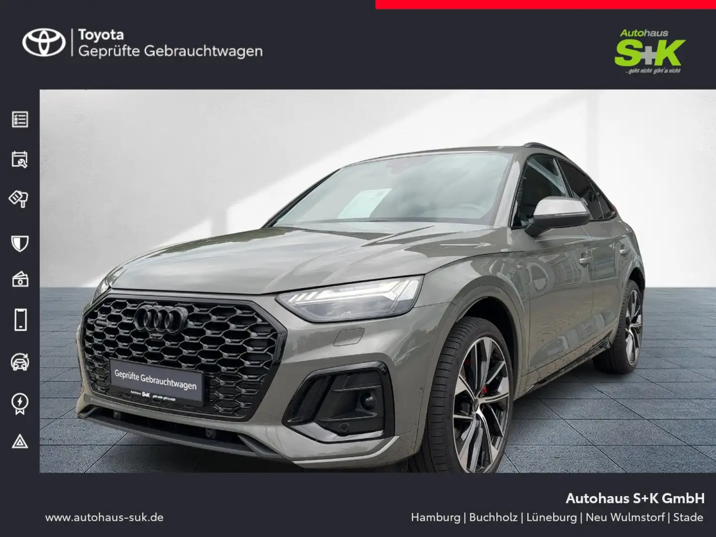 Audi Q5 Sportsback 2.0 TDI S-Line Quattro*Pano*B&O*Navi* Grau - 1