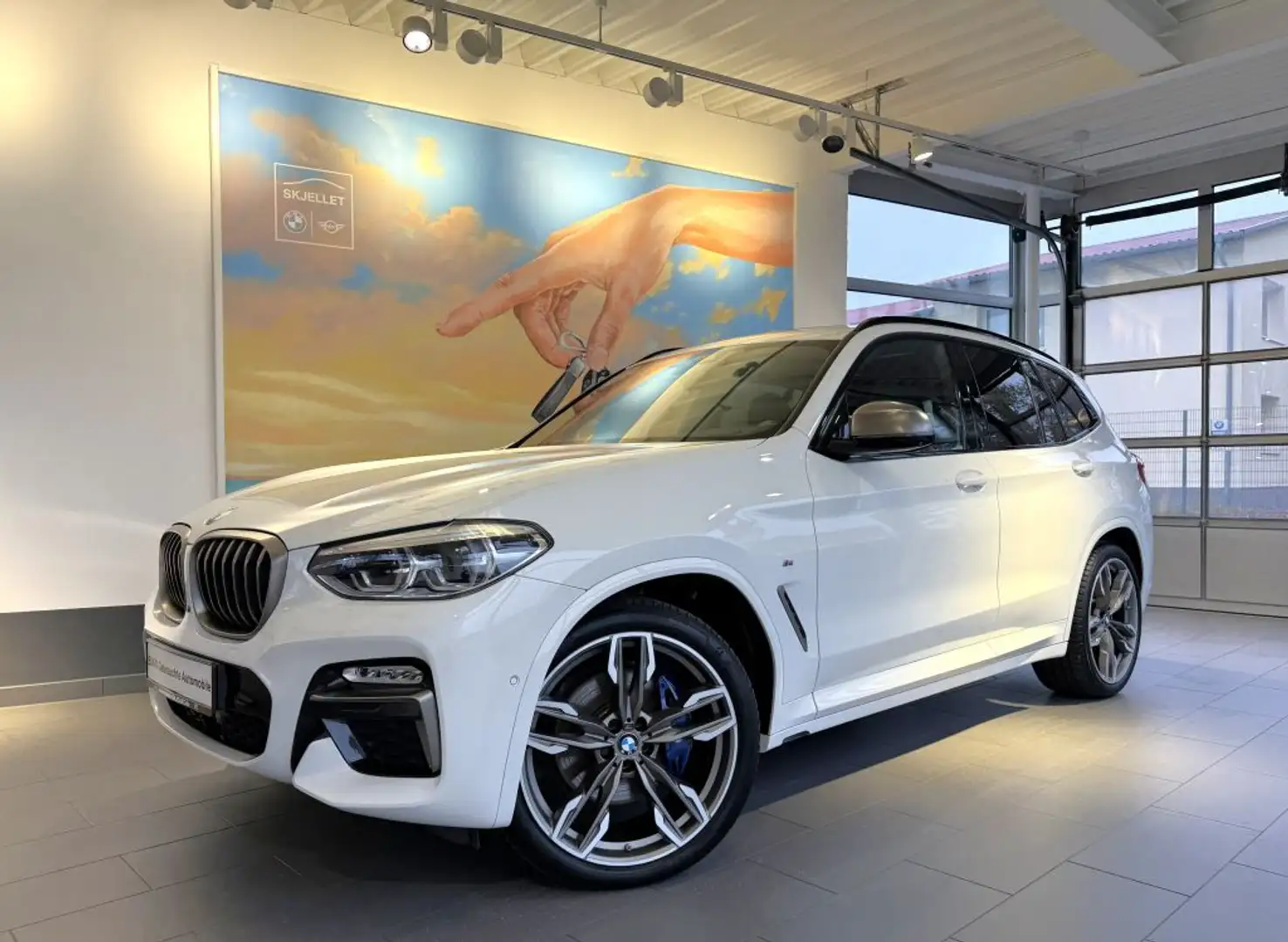 BMW X3 M40d PANO+ACC+HUD+AHK+STANDH+KOMF+HARM+DAB+AL Weiß - 1