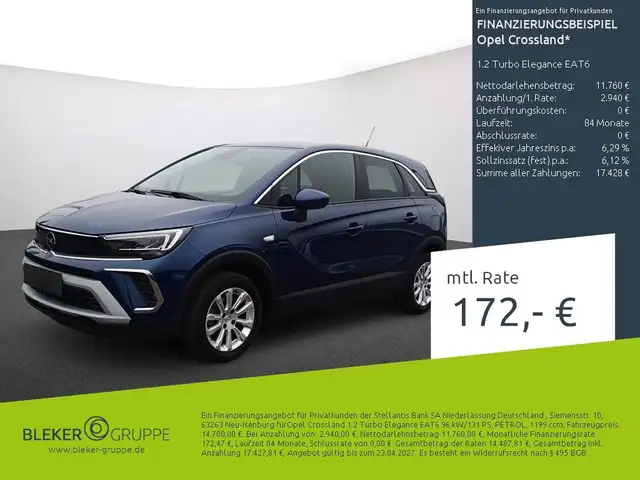 Opel Crossland 1.2 Turbo Elegance EAT6