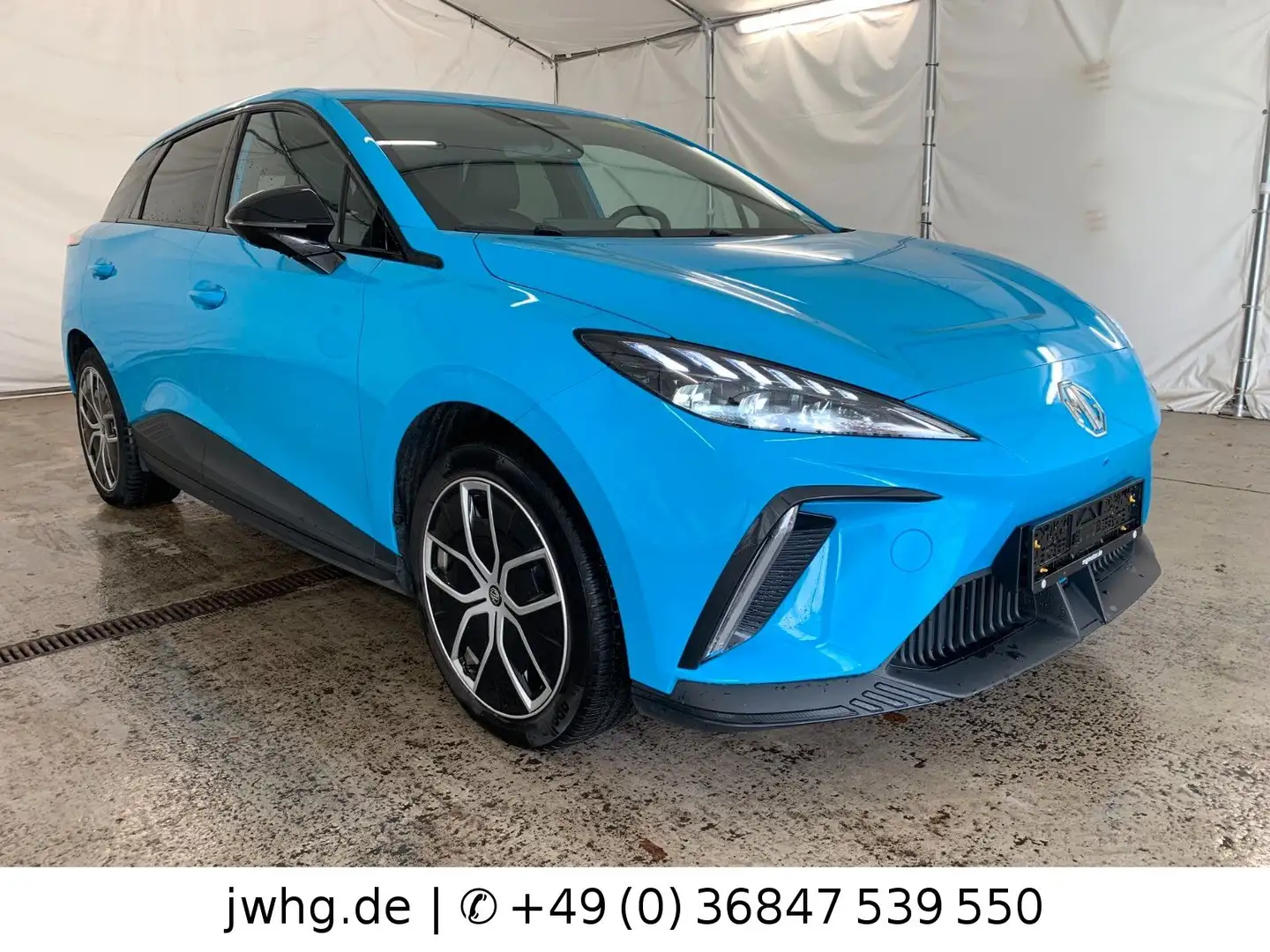 MG MG4 Luxury Leder Navi 360°Kam ACC Wärmep Blau - 2