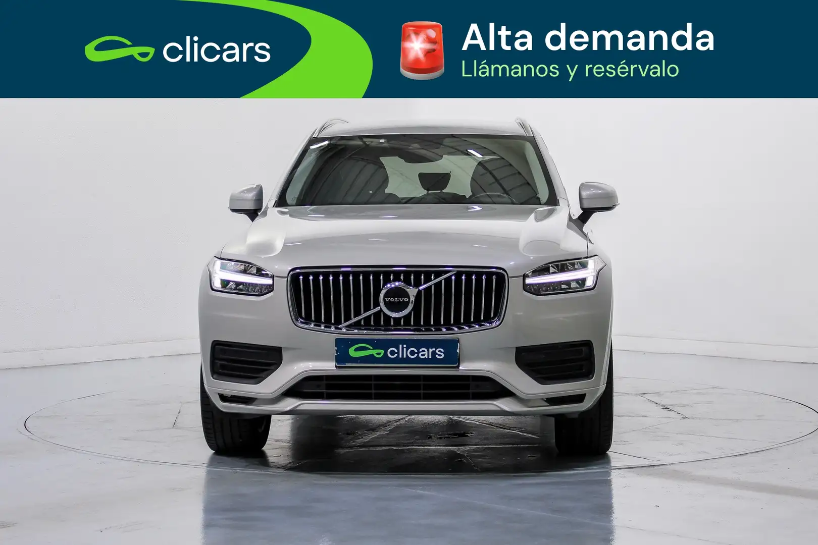 Volvo XC90 B5 Momentum 7pl. AWD Aut. Plateado - 2