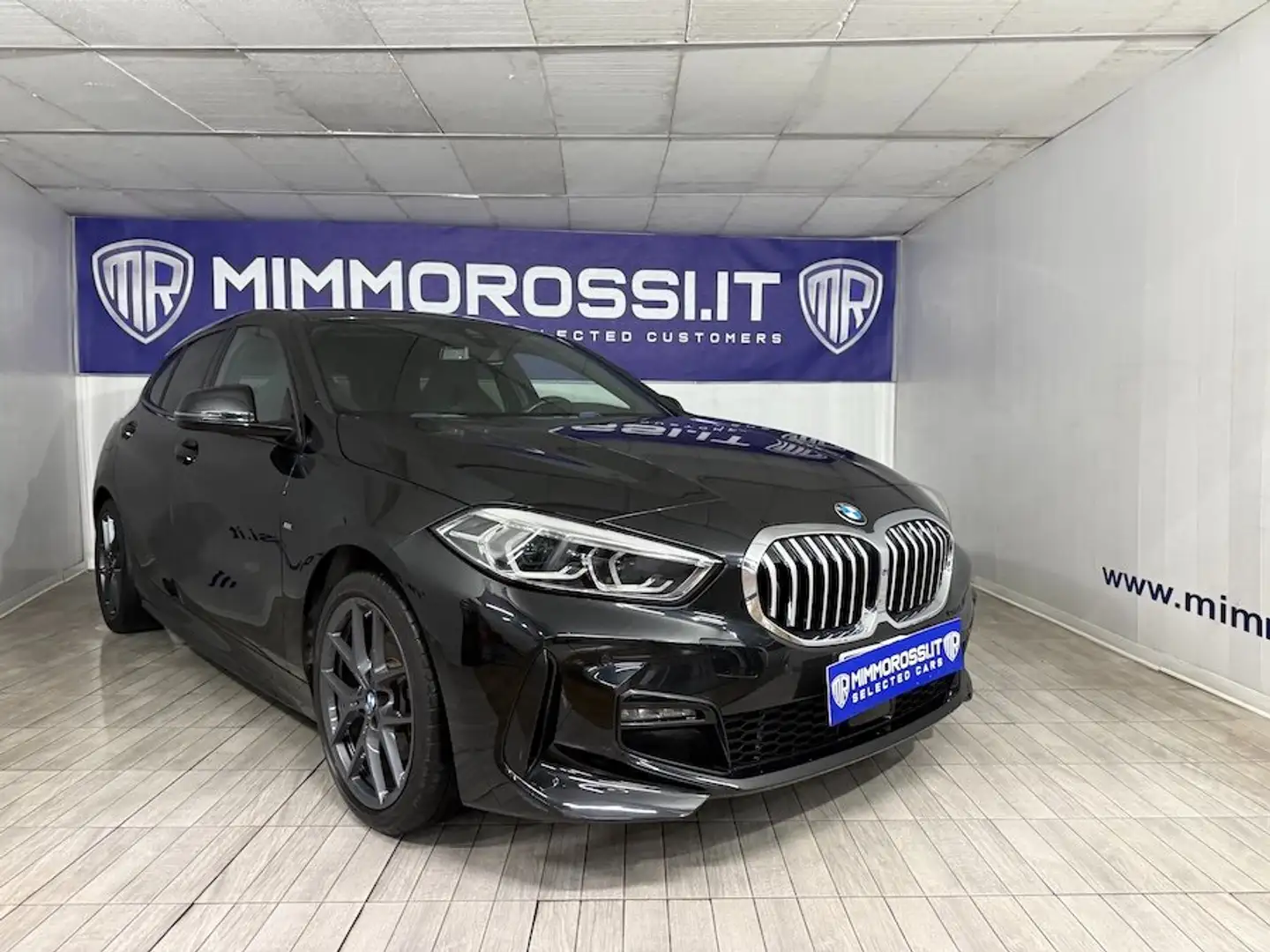 BMW 116 d Msport Automatica Uniproprietario KM certificati Nero - 1