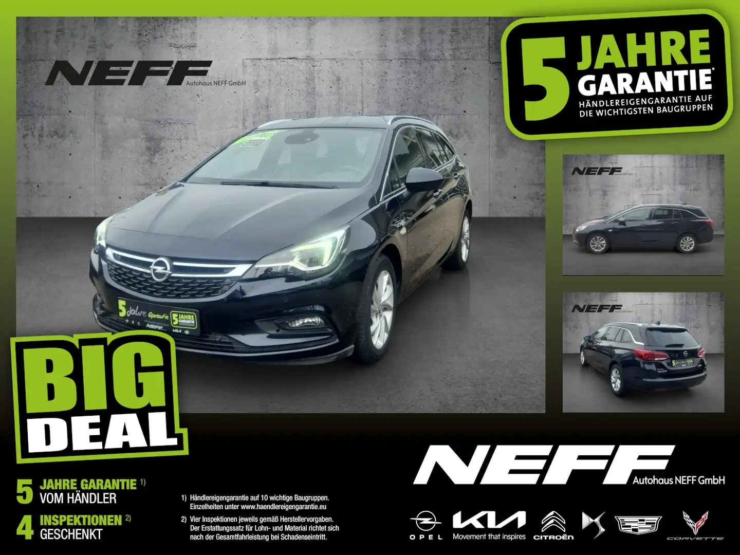 Opel Astra K Sports Tourer 1.6 CDTI Ultimate LED+Navi Bleu - 1