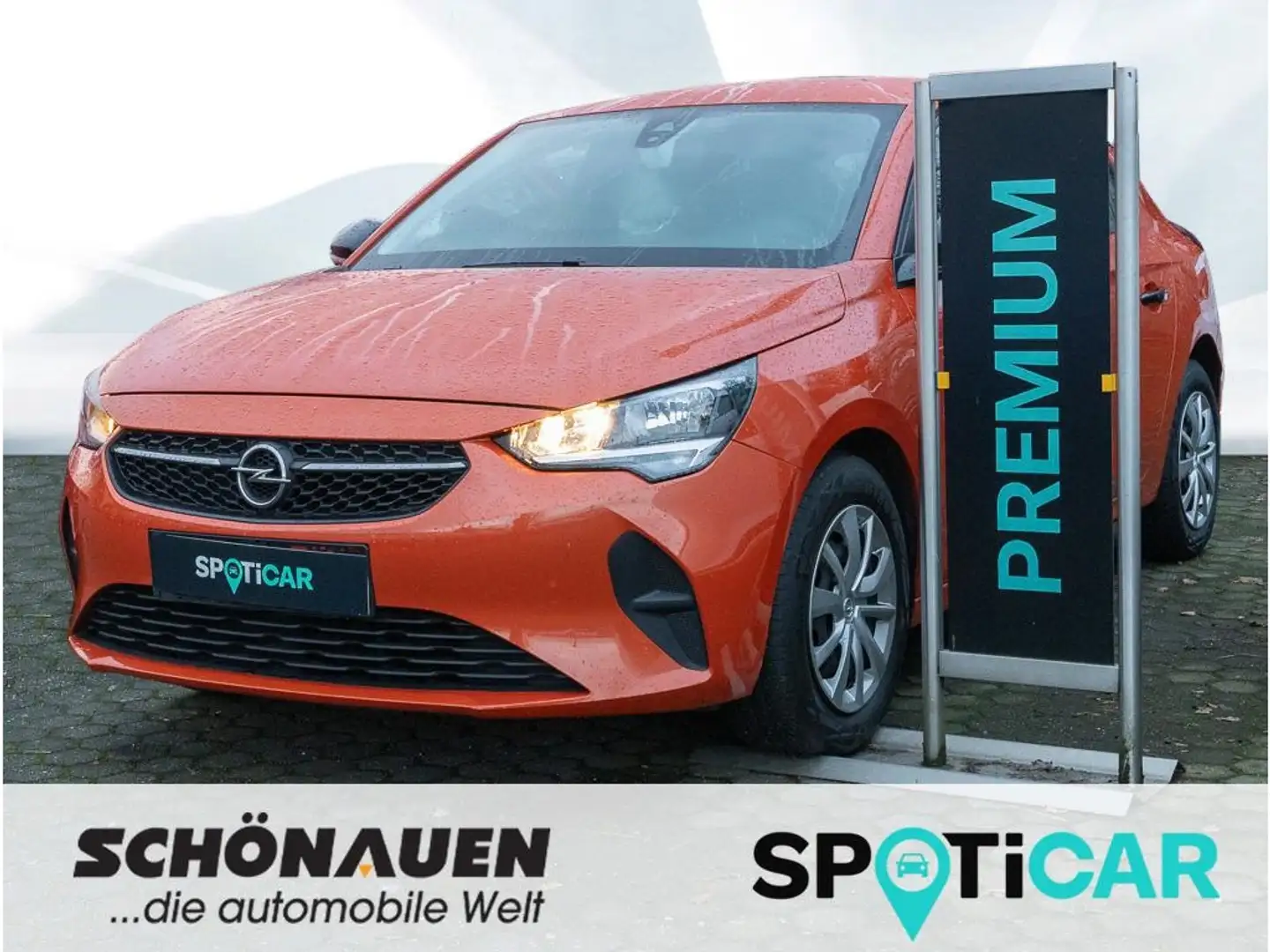 Opel Corsa BASIS 1.2 S&S (75 PS) +KLIMA+BT+USB+MET++ Portocaliu - 1