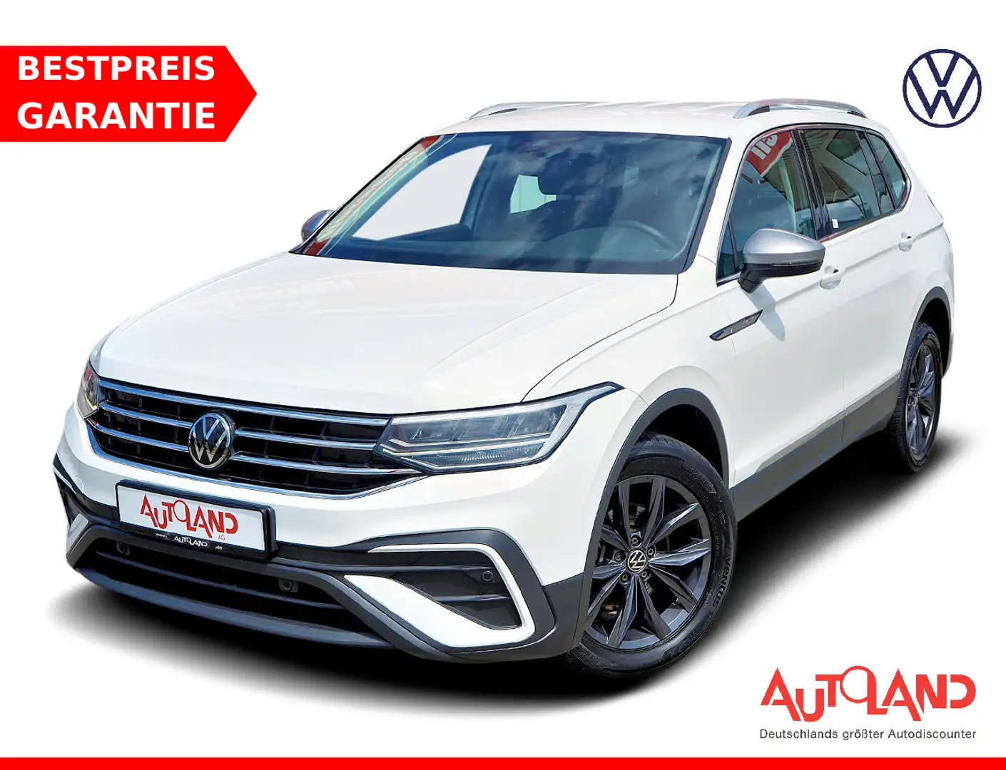Volkswagen Tiguan Allspace 1.5 TSI DSG Life VC LED ACC Navi Белый - 1