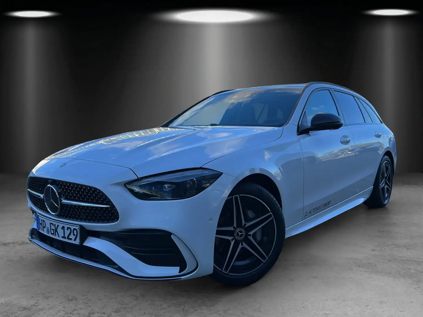 Mercedes-Benz C 220 d 4MATIC T AMG 360° AHK DigLight MEMORY Weiß - 1