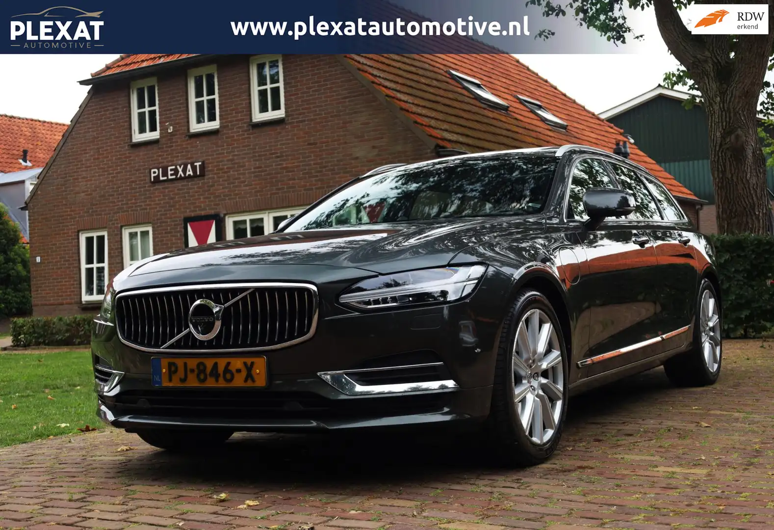 Volvo V90 2.0 T8 AWD Inscription Aut. | Massage | Bowers & W Grijs - 1