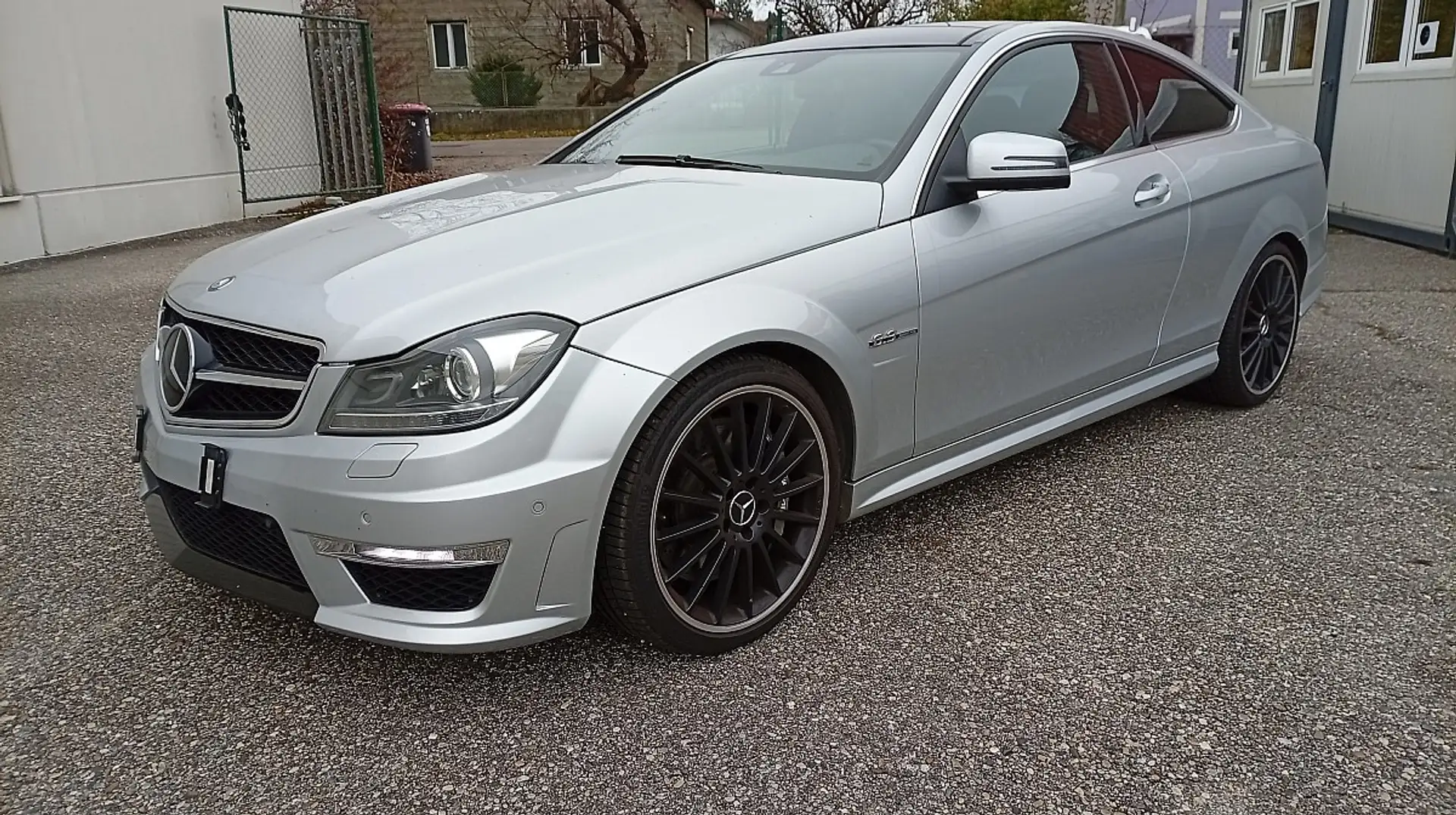 Mercedes-Benz C 63 AMG Coupe Aut. * 92.300Km * Serviceheft Argent - 1