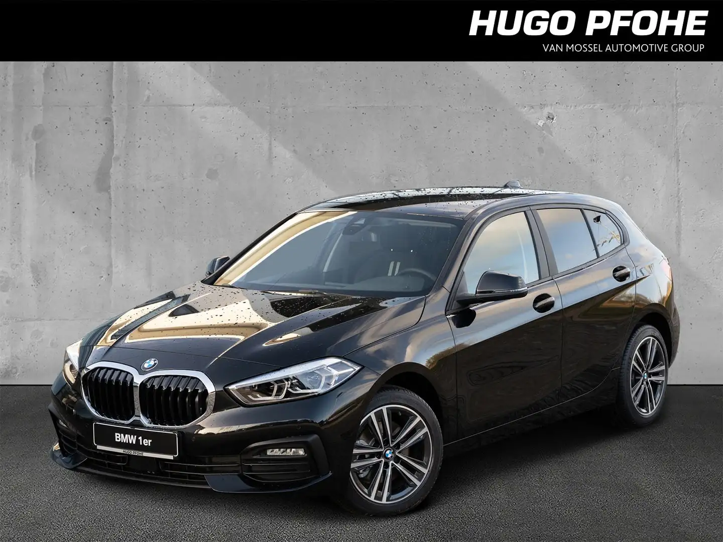 BMW 118 i Aut. Advantage. 17 Zoll. Anhängerkupplung. Premi Schwarz - 1