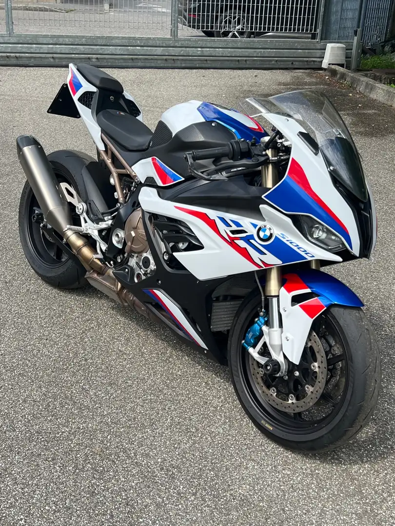 BMW S 1000 RR M Blanc - 1