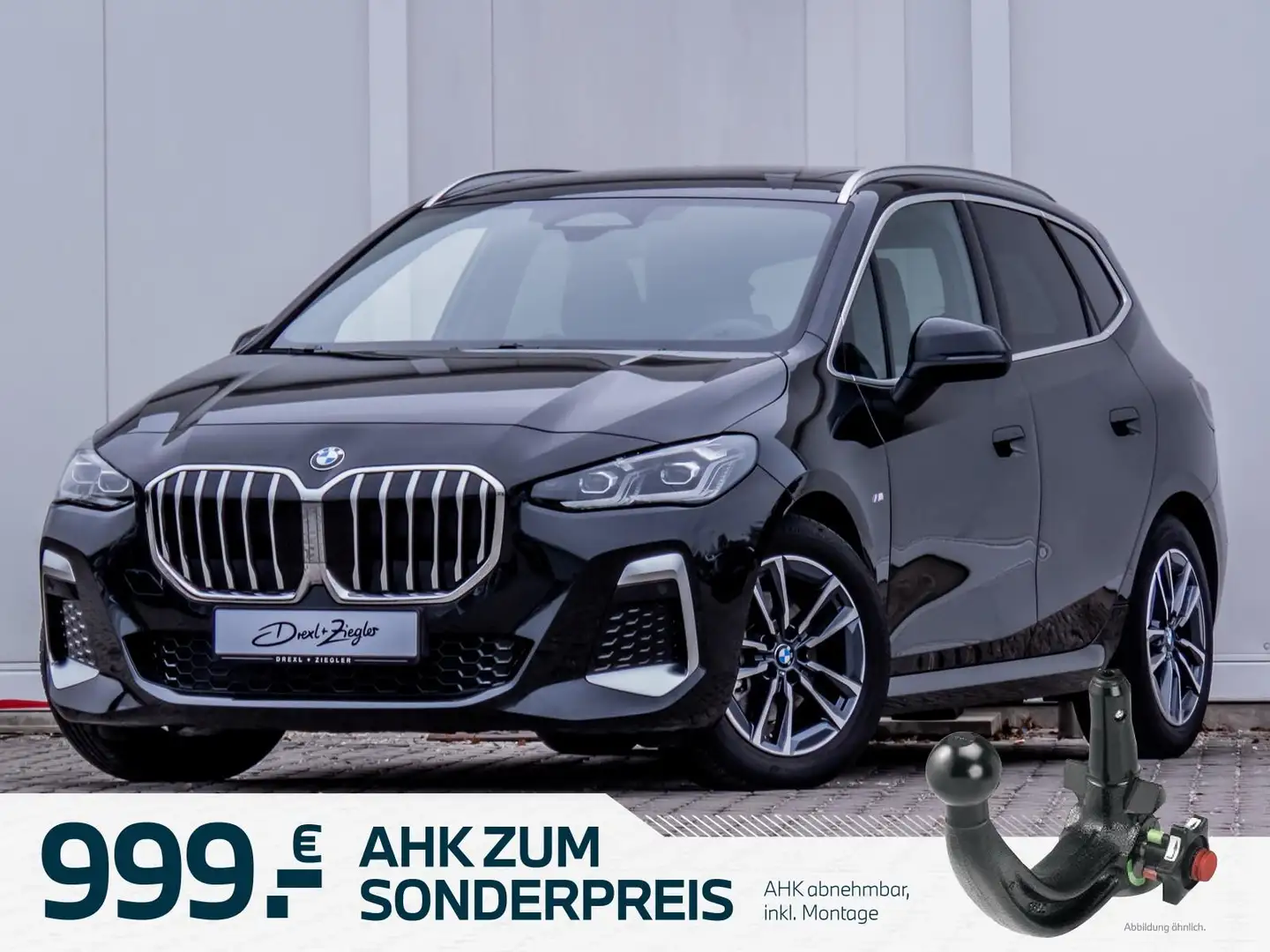 BMW 220 220i Active Tourer M-Sport GSD ACC KoZg RFK aLED Negro - 1