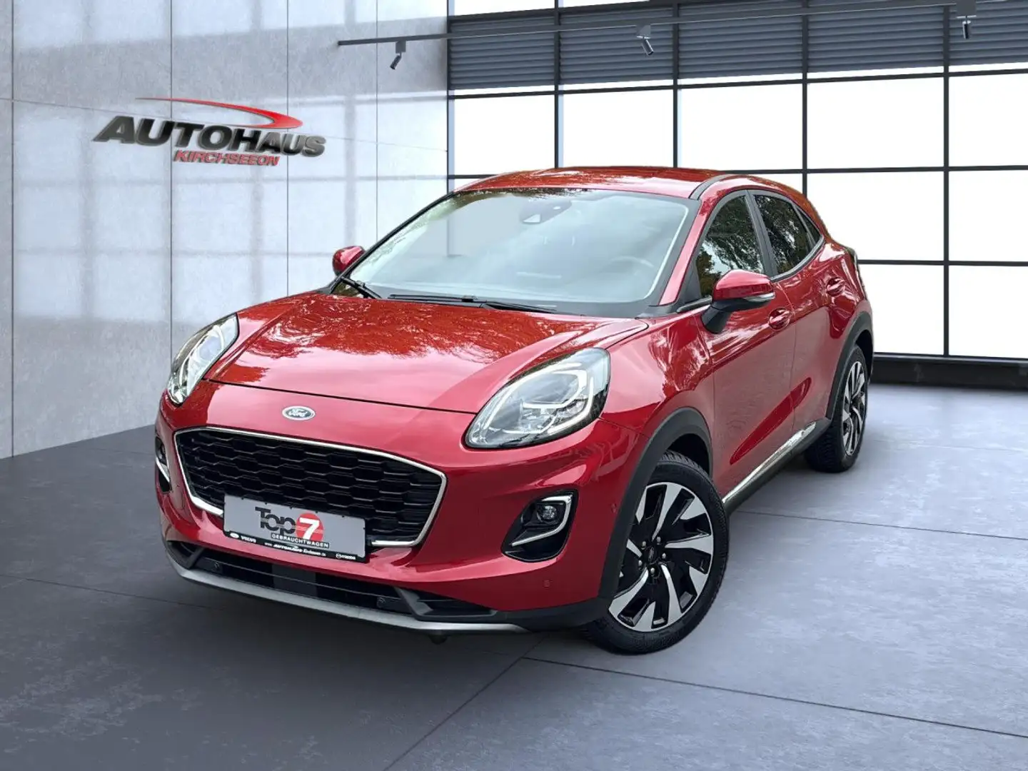 Ford Puma 1.0 EcoBoost Mild-Hybrid Titanium Bluetooth Rojo - 2