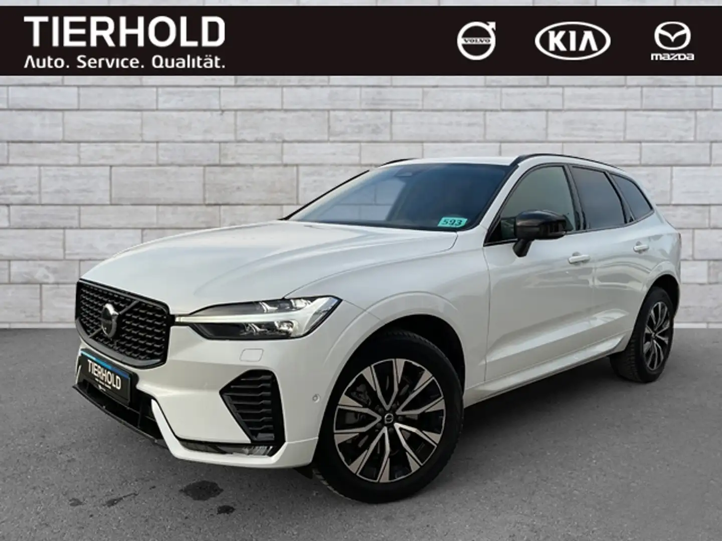 Volvo XC60 B4 Plus Dark 2WD ACC PANO 360° Allwetter Weiß - 2