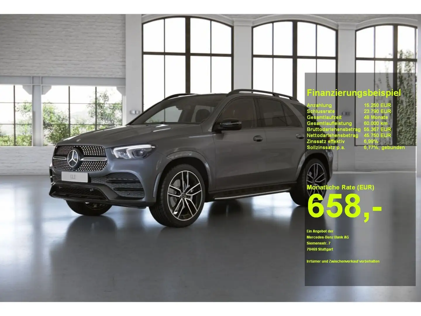 Mercedes-Benz GLE 350 de 4M AMG+NIGHT+PANO+AIRMATIC+AHK+ Gris - 1