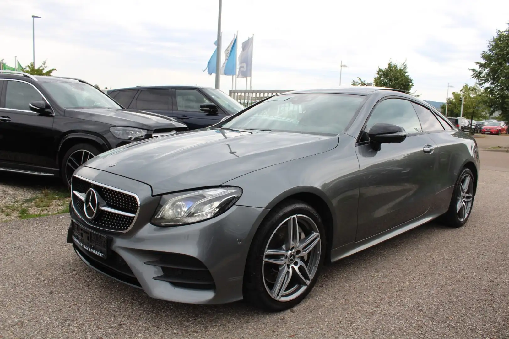 Mercedes-Benz E 400 4M Coupe AMG-Line/Pano/Sitzklima/HuD/Voll Gris - 1
