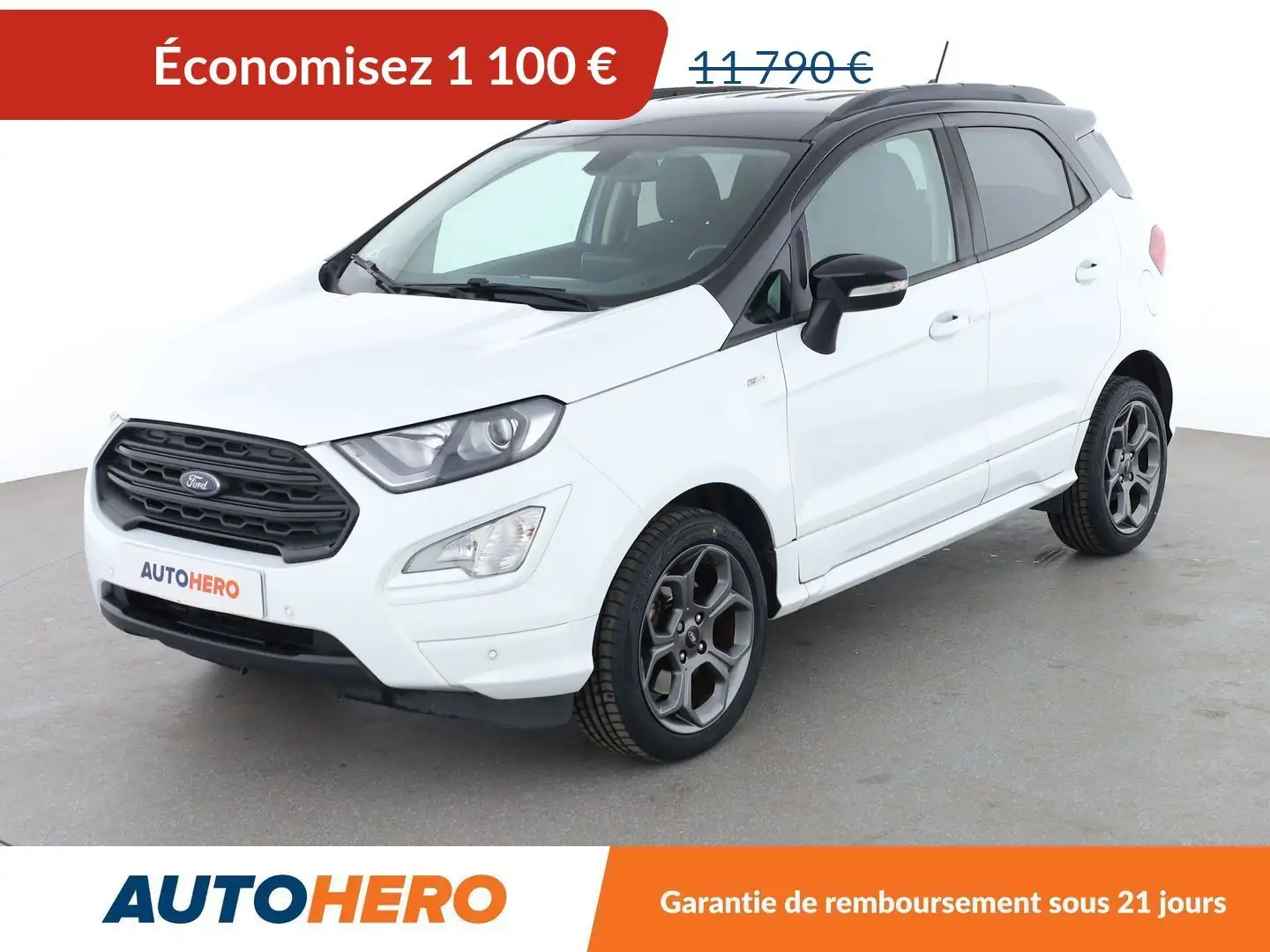 Ford EcoSport 1.0 EcoBoost ST Line Blanc - 1