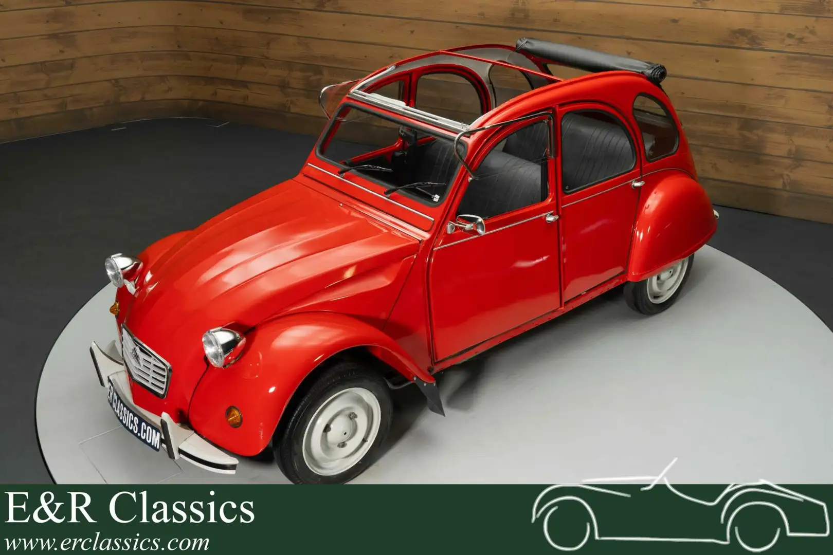 Citroen 2CV Cabriolet Rouge - 1
