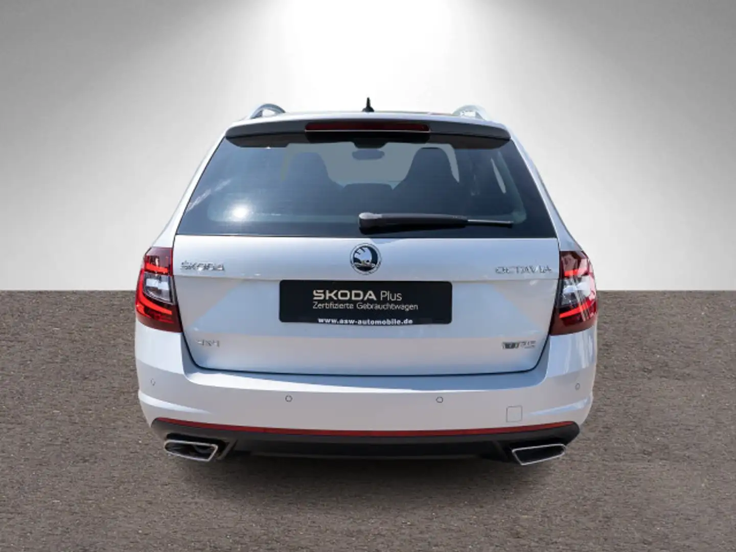 Skoda Octavia Combi RS 2.0TDI 4x4 DSG LED Navi PDC AHK Silber - 2