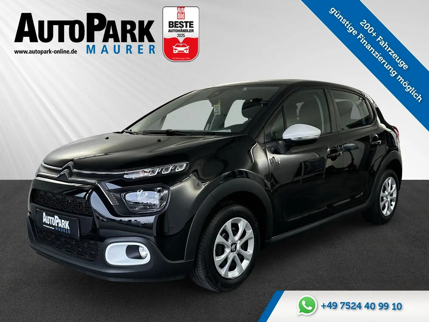 Citroen C3 PureTech 83 Stop&Start YOU! Zwart - 1