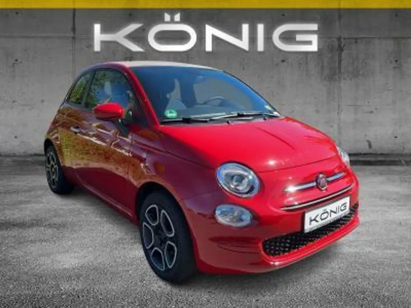 Fiat 500C Cabrio Club 1.0 Klima*Tempomat*CarPlay Rood - 2