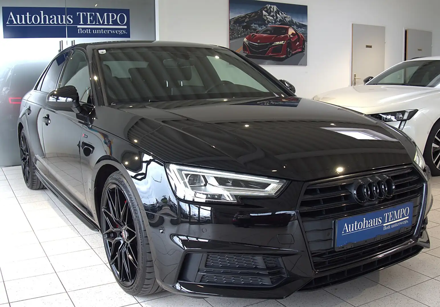Audi A4 3,0 TDI S-tronic Design -- 3xS-Line-Fahrzeug wi... Schwarz - 1