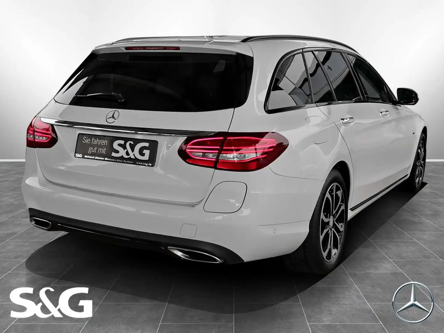 Mercedes-Benz C 350 e T AHK+DISTRO+TOTWINKEL+MEMORY+LED+17" Blanco - 2