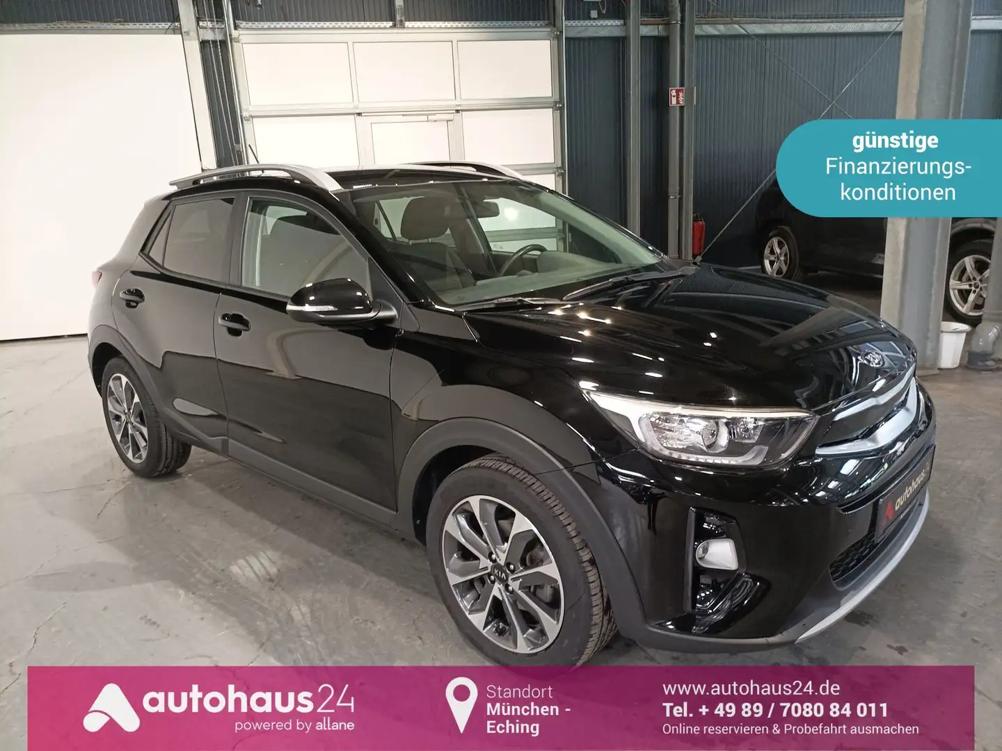 Kia Stonic 1.0 T-GDI Vision ParkPilot|Sitzheiz.|App. Schwarz - 1