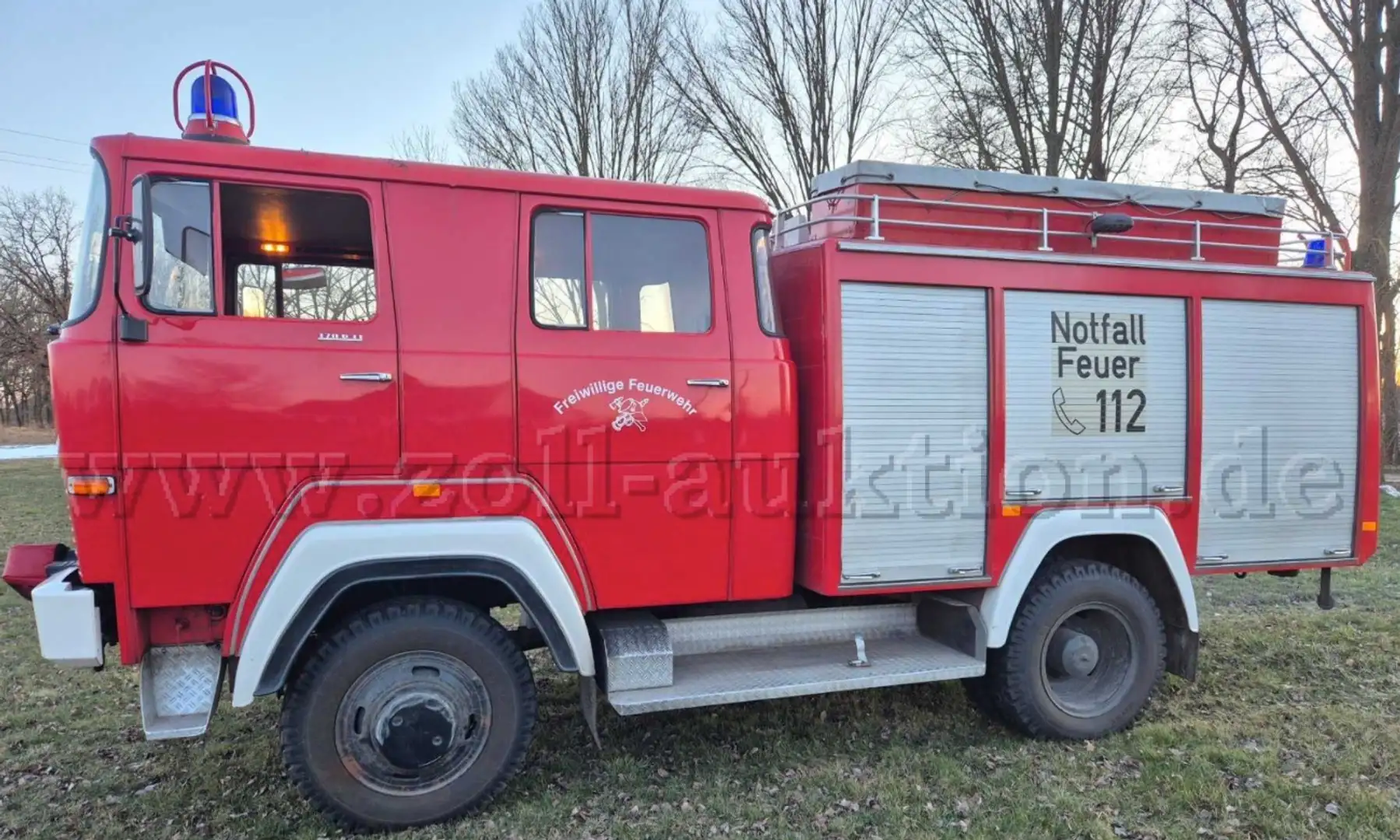 Oldtimer Magirus Deutz Allrad TLF16/25/ Expeditionsfahrzeug Red - 2