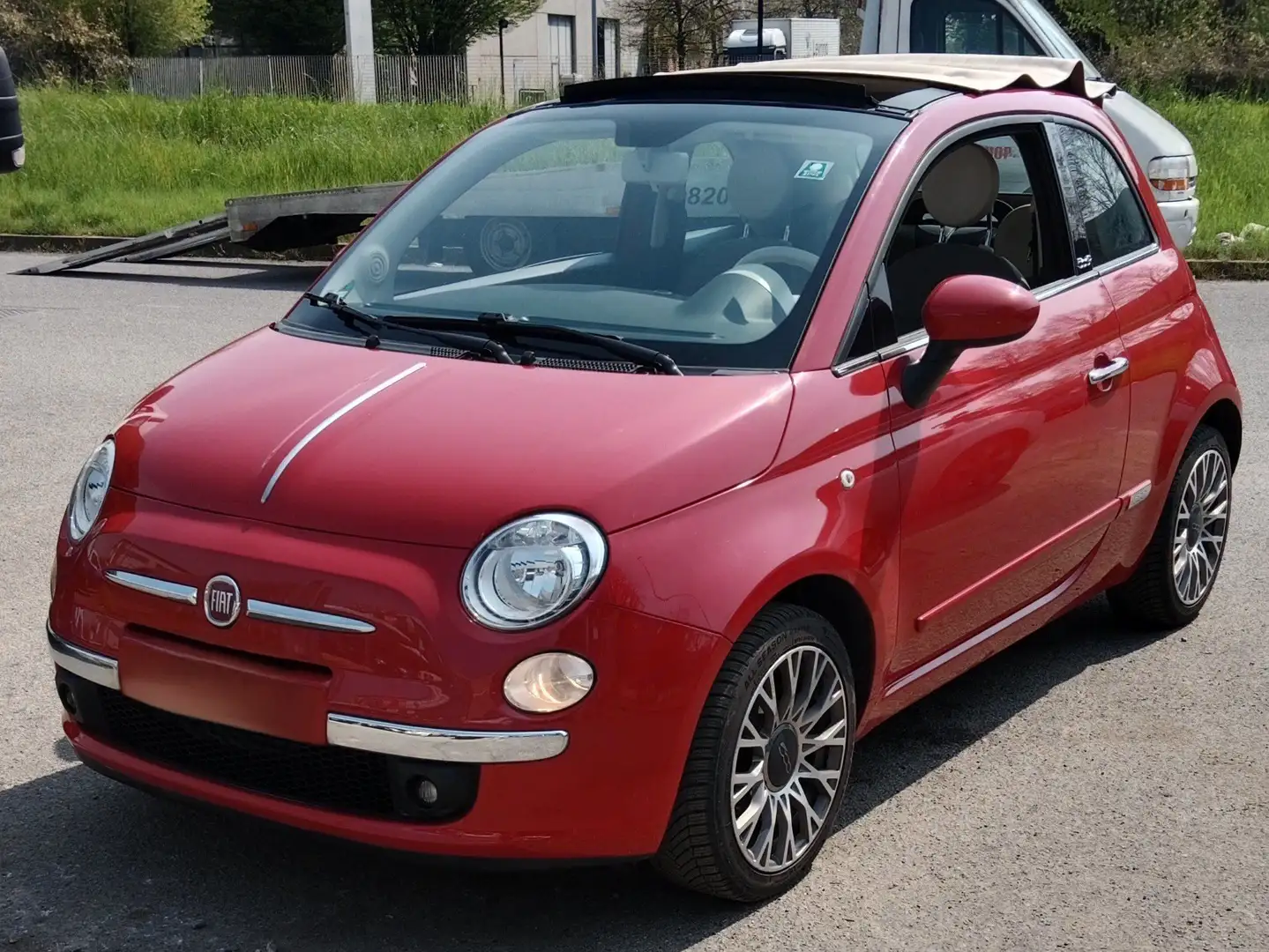 Fiat 500 CABRIO 1.2 LOUNGE Rot - 1