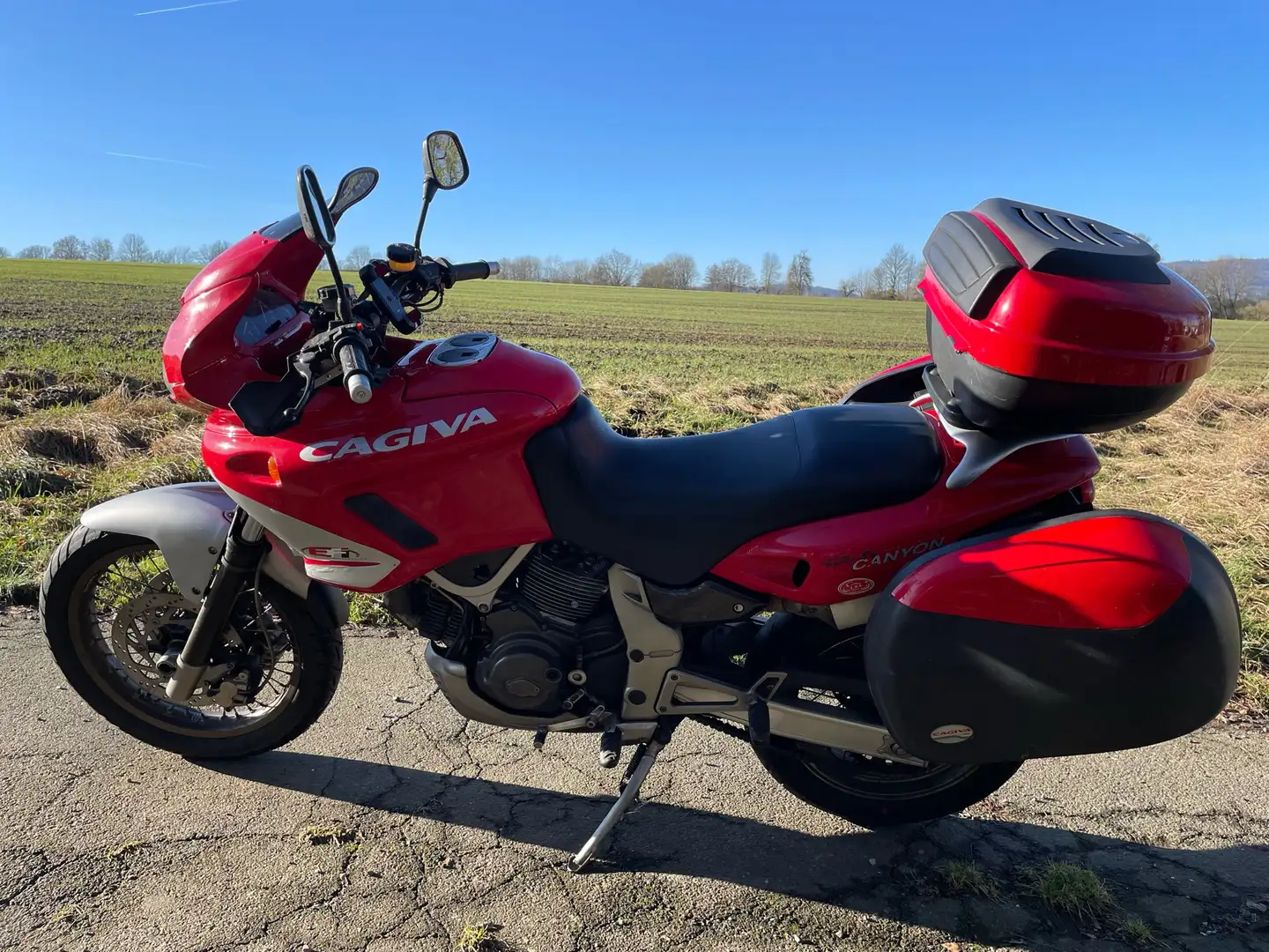 Cagiva Gran Canyon 900ie mit Kofferset Rot - 2