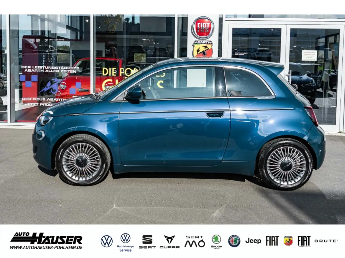 Fiat 500e 42 kWh KAMERA STYLE KOMFORT SITZHZG. KAMERA TEMPOM Grün - 2