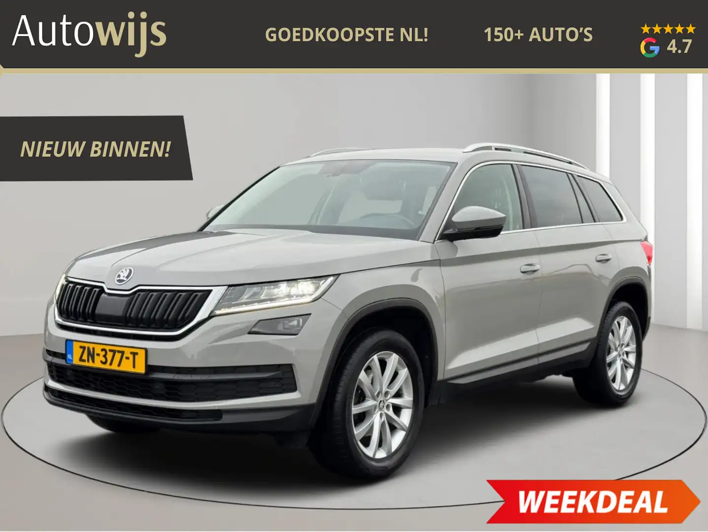 Skoda Kodiaq 1.5 TSI Ambition Business|LED|NL AUTO|Trekhaak|Car Grijs - 1