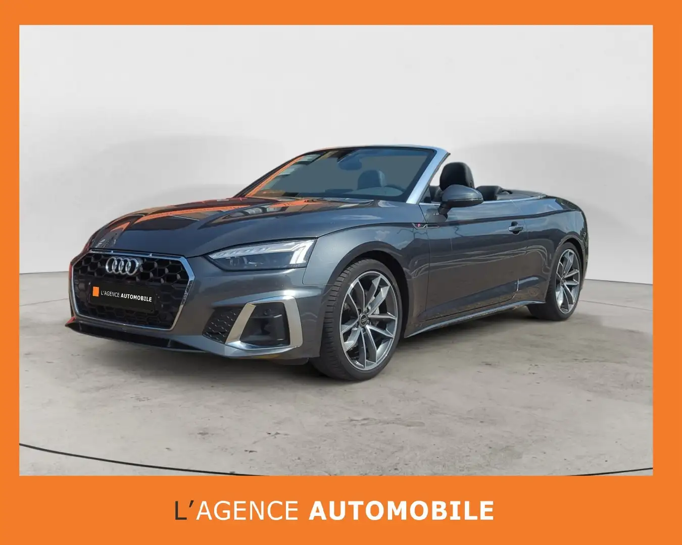 Audi A5 Cabriolet 40 TFSI S line Garantie 18 à 48 Mois Grijs - 1