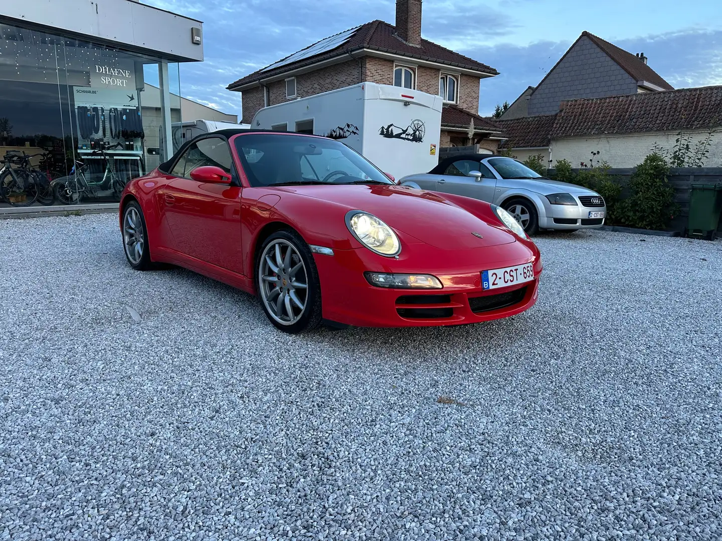 Porsche 997 911 Carrera 4 S Cabriolet Tiptronic S Rosso - 1