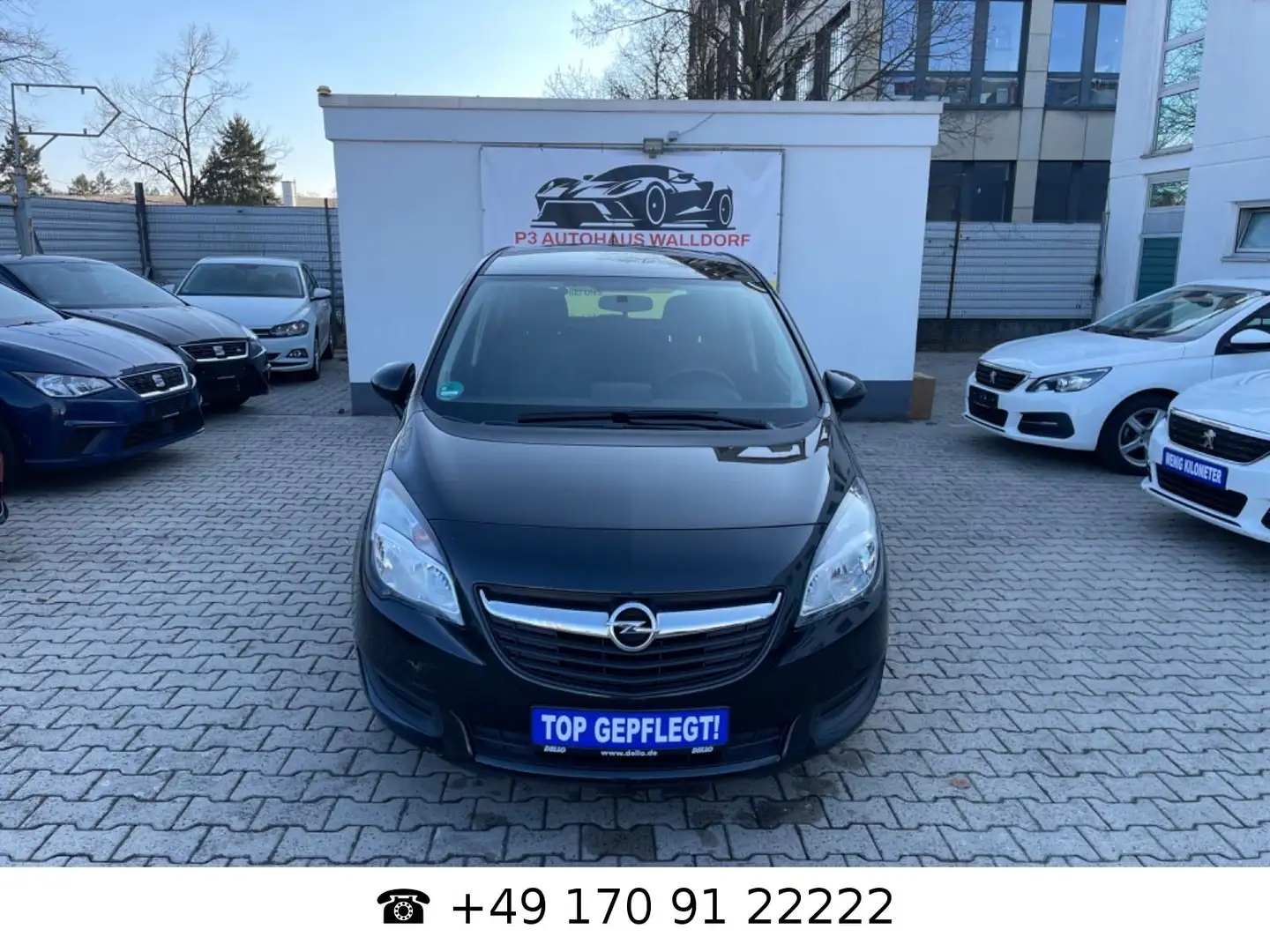 Opel Meriva 1.4 Klima*AHK*8xReifen*Garantie*63 km*AHK Nero - 2