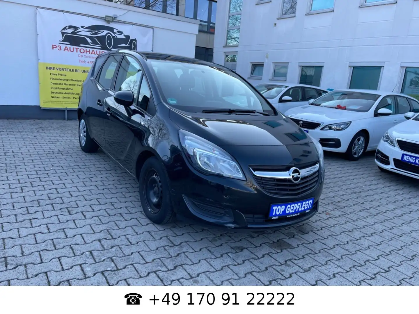 Opel Meriva 1.4 Klima*AHK*8xReifen*Garantie*63 km*AHK Nero - 1