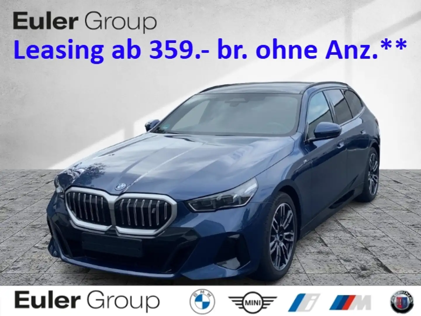 BMW i5 eDrive40 Tour M-Sport Pano 19'' HUD HiFi B&W DA+ P Blau - 1