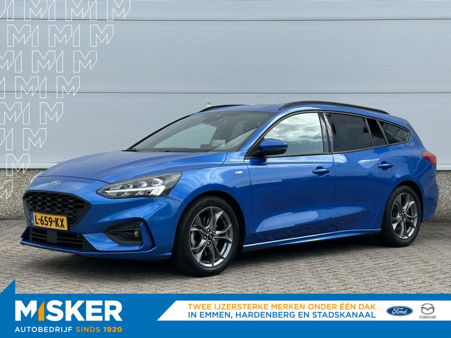 Ford Focus Wagon 1.5 EcoB. ST Line Comf-TechPack 1500AHG Blauw - 1
