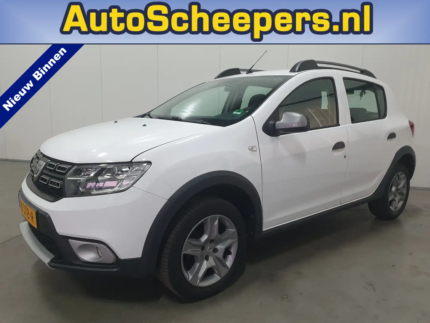 Dacia Sandero 0.9 TCe Bi-Fuel SL Stepway NAVI/PDC/CRUISE/AIRCO Wit - 1