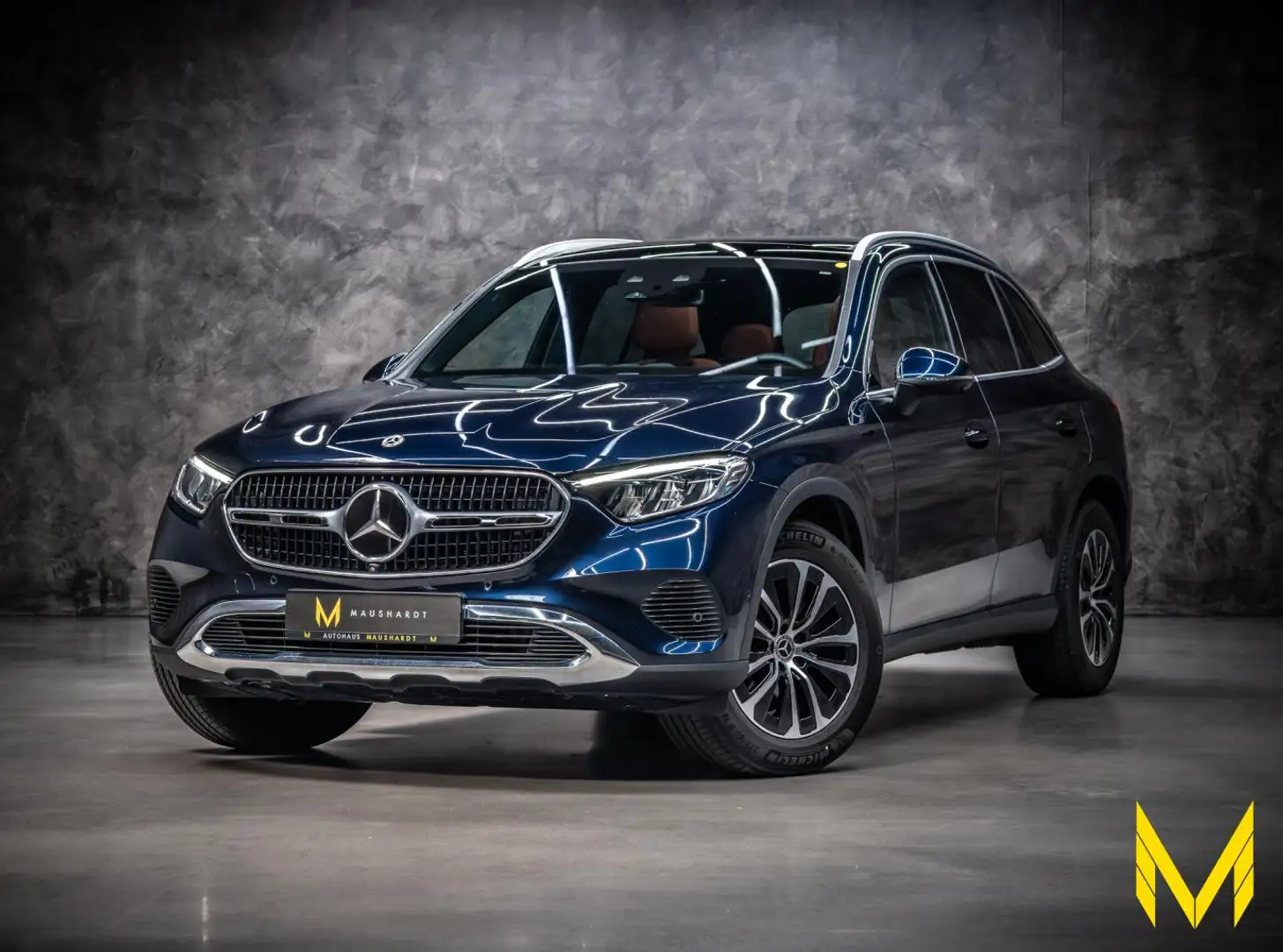 Mercedes-Benz GLC 200 4M|AVANTGARDE+|PANO|STHZ|AHK|LED|360|DIS Modrá - 1