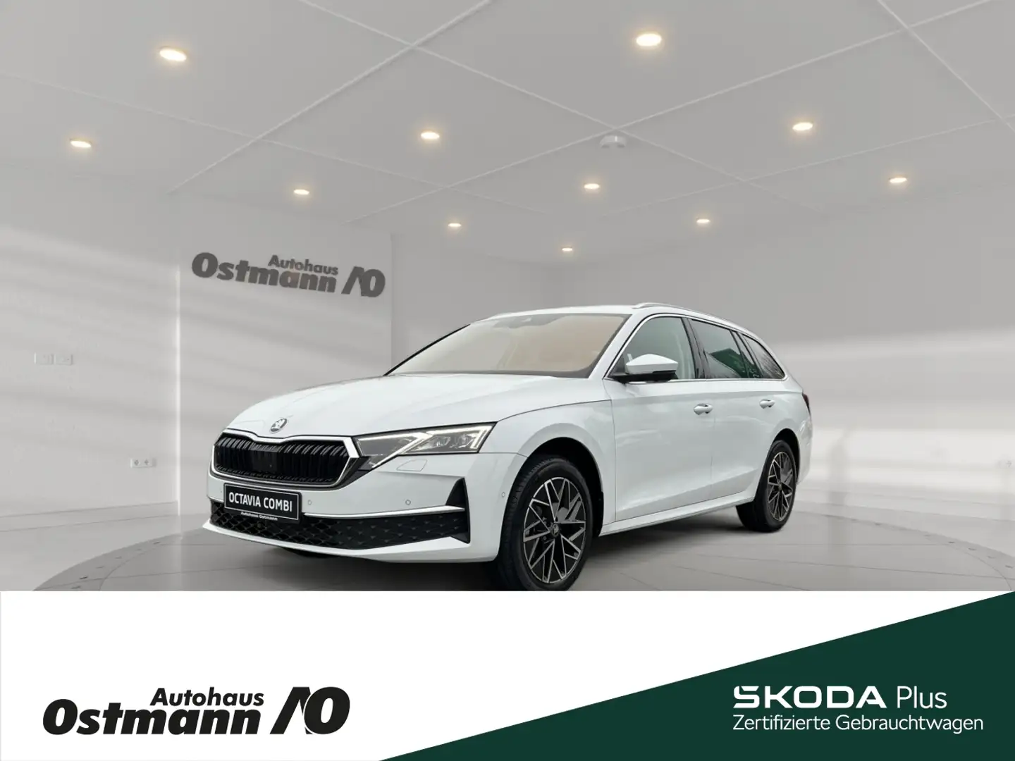 Skoda Octavia Combi Selection 110kw TDI DSG *NAVI*AHK* Weiß - 1
