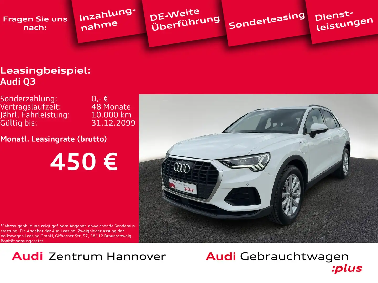 Audi Q3 45 TFSIe Blanco - 1
