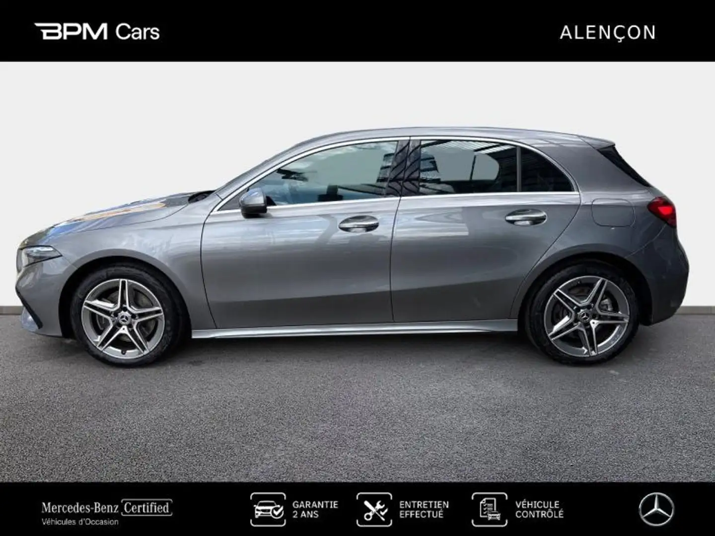 Mercedes-Benz A 250 250 e Hybrid EQ 163+109ch AMG Line 8G-DCT Gris - 2