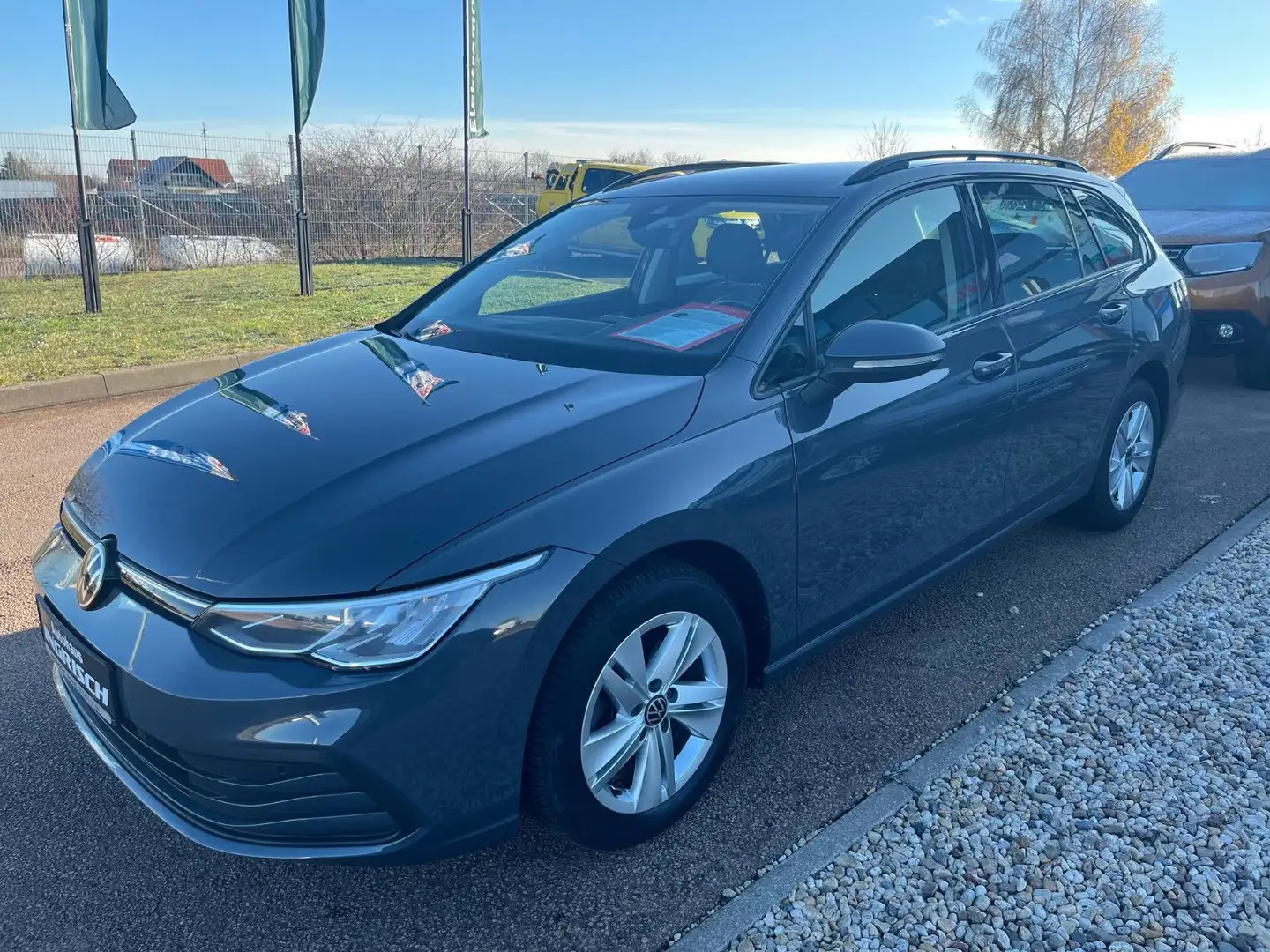 Volkswagen Golf VIII Variant eTSI mit LED+PDC+ACC+GARANTIE Grijs - 2