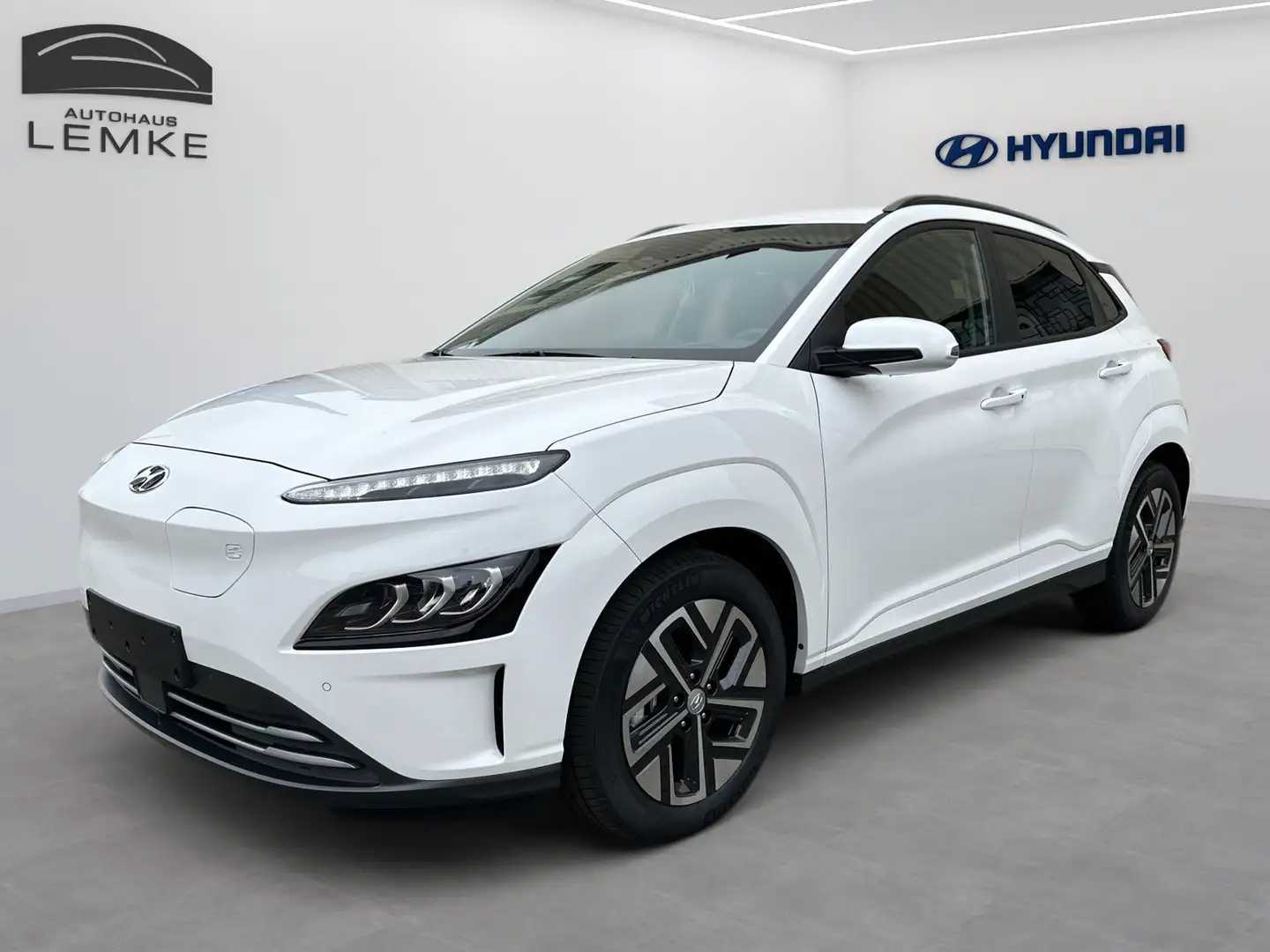 Hyundai KONA ELEKTRO PRIME + SITZPAKET - VOLLLEDER - SOFORT Weiß - 1