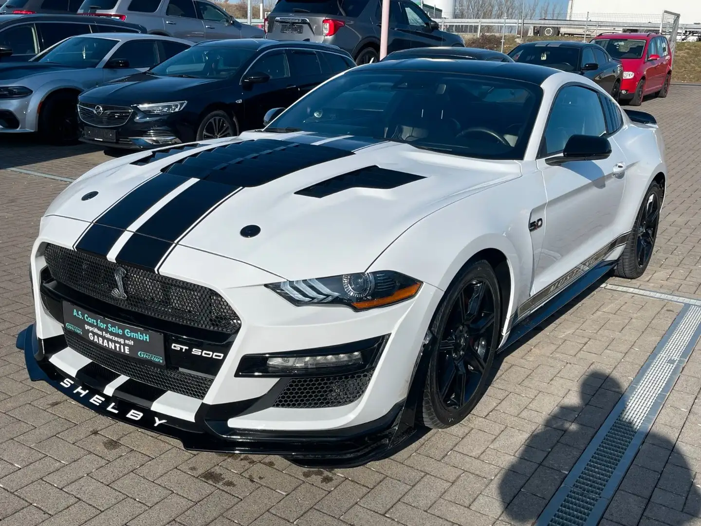 Ford Mustang 5.0 Ti-VCT V8 GT 10G*Navi*Premium Blanco - 1
