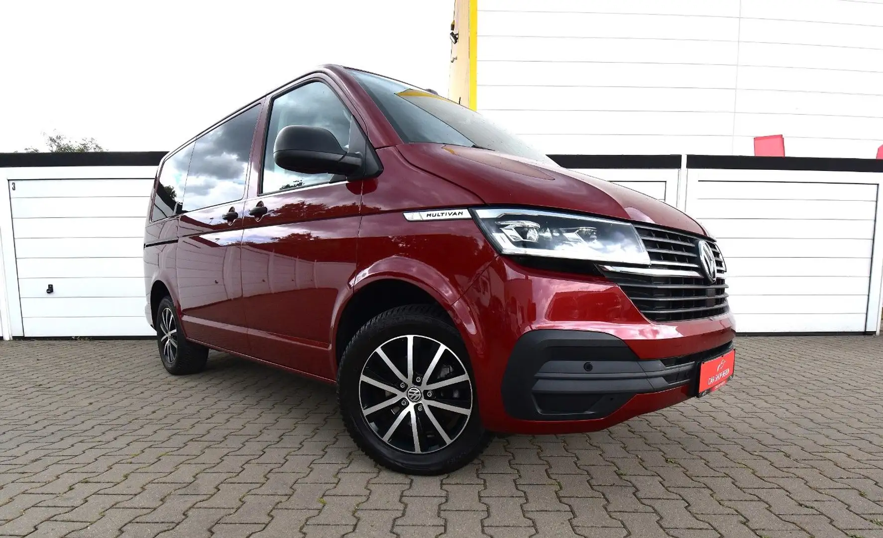 Volkswagen T6 Multivan T6.1 Multivan DSG LED ACC RFK 1.Hand unfallfrei Rot - 1